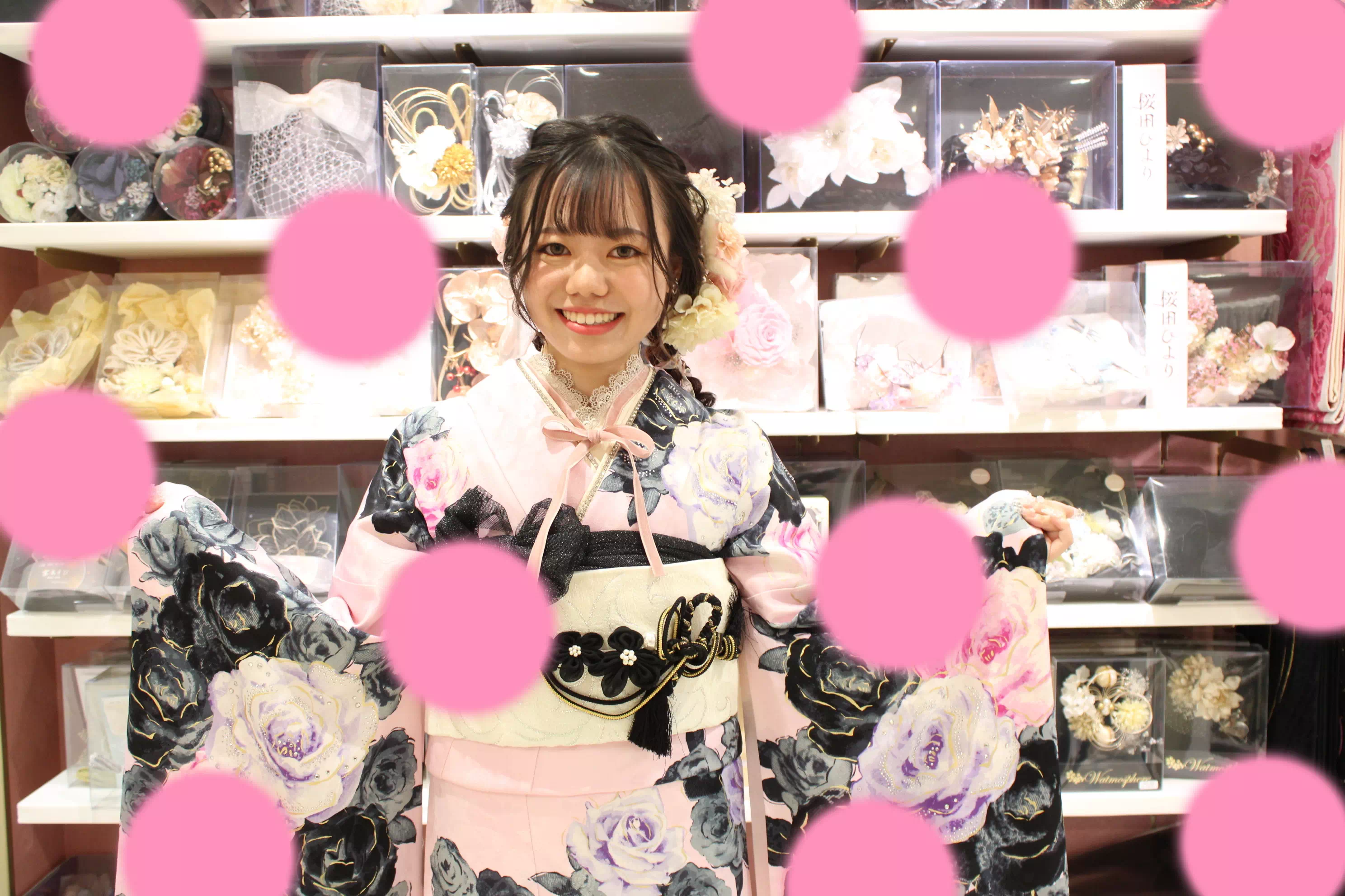 TAKAZEN姫路店　姫路市　成人式　卒業式　袴　振袖　イマドキ振袖　香音　