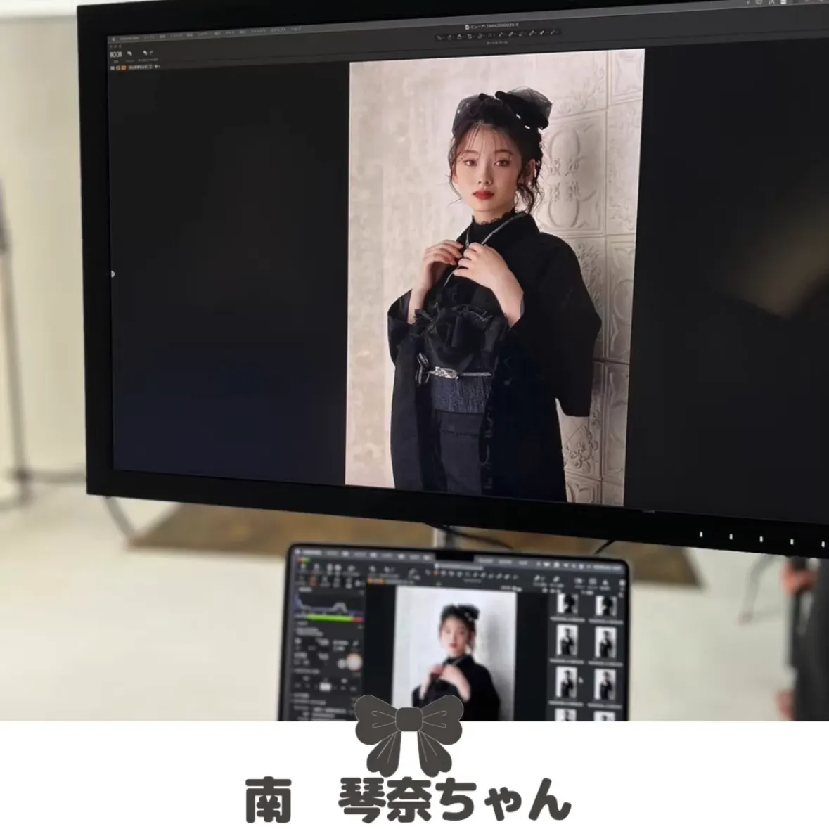 成人式　振袖　可愛い　南琴奈　ヴィンテージスタイル