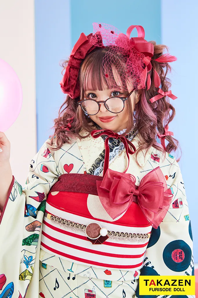 レトロ振袖かわいい