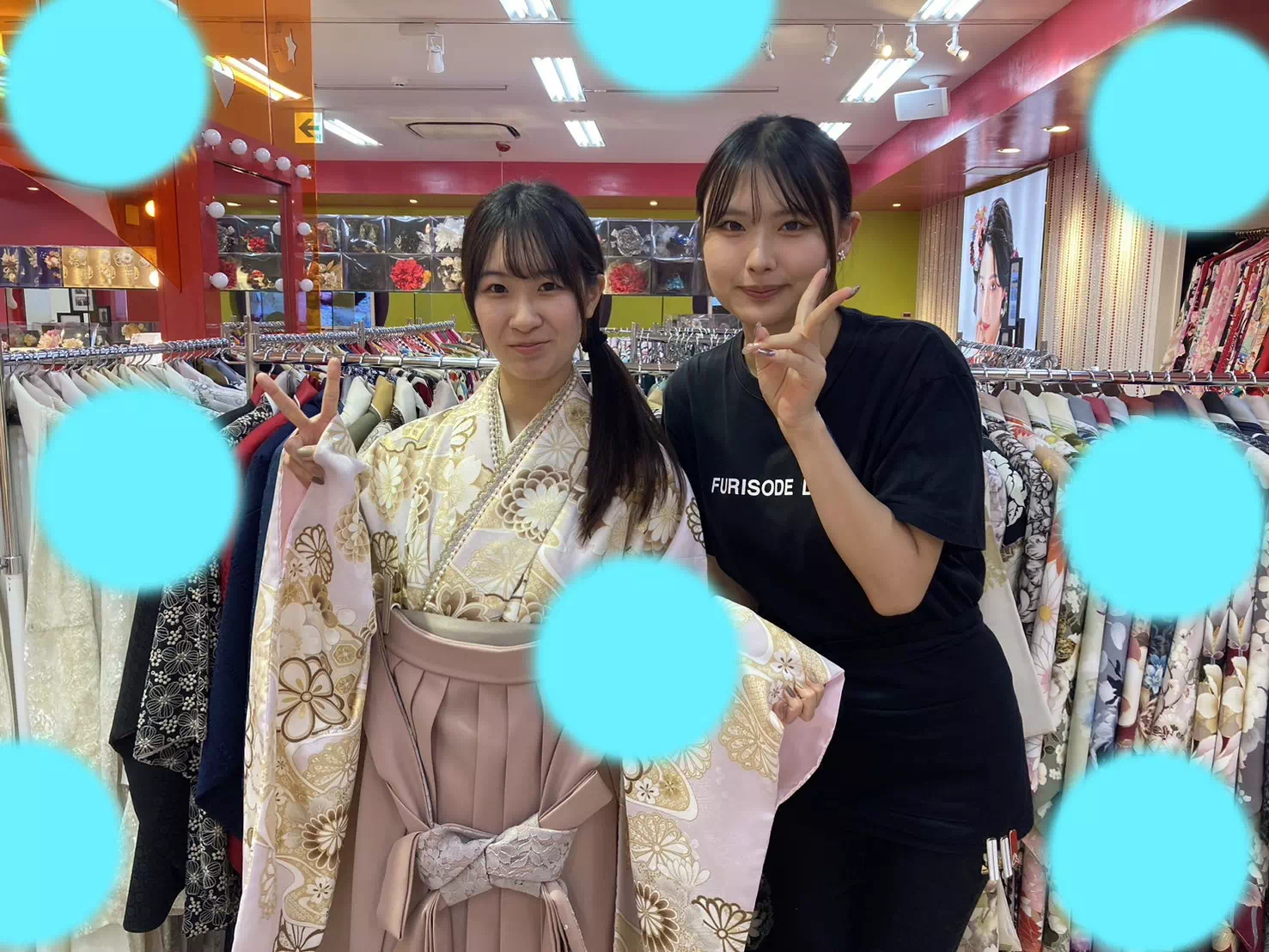 TAKAZEN神戸三宮店　袴レンタル　卒業式　王道　かわいい　被らない　