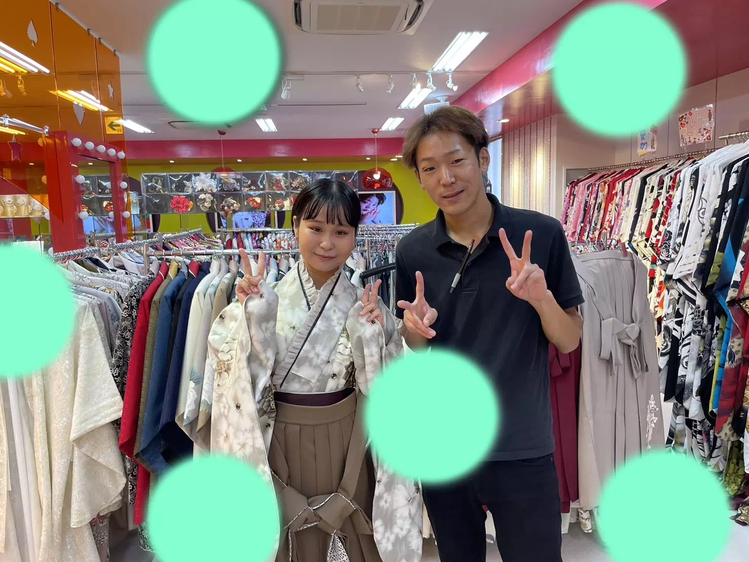 TAKAZEN神戸店　前撮り撮影会　イマドキ　カワイイ　コディネート　振袖　レンタル　袴　