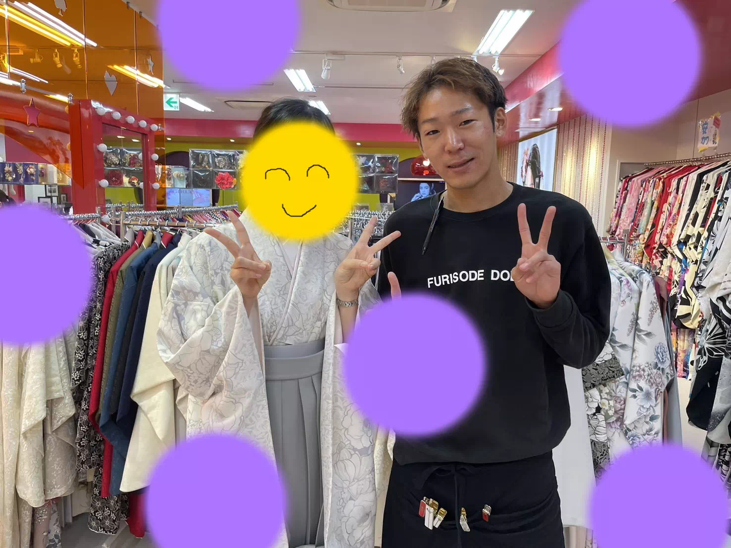 TAKAZEN神戸店　前撮り撮影会　イマドキ　カワイイ　コディネート　レンタル　袴　