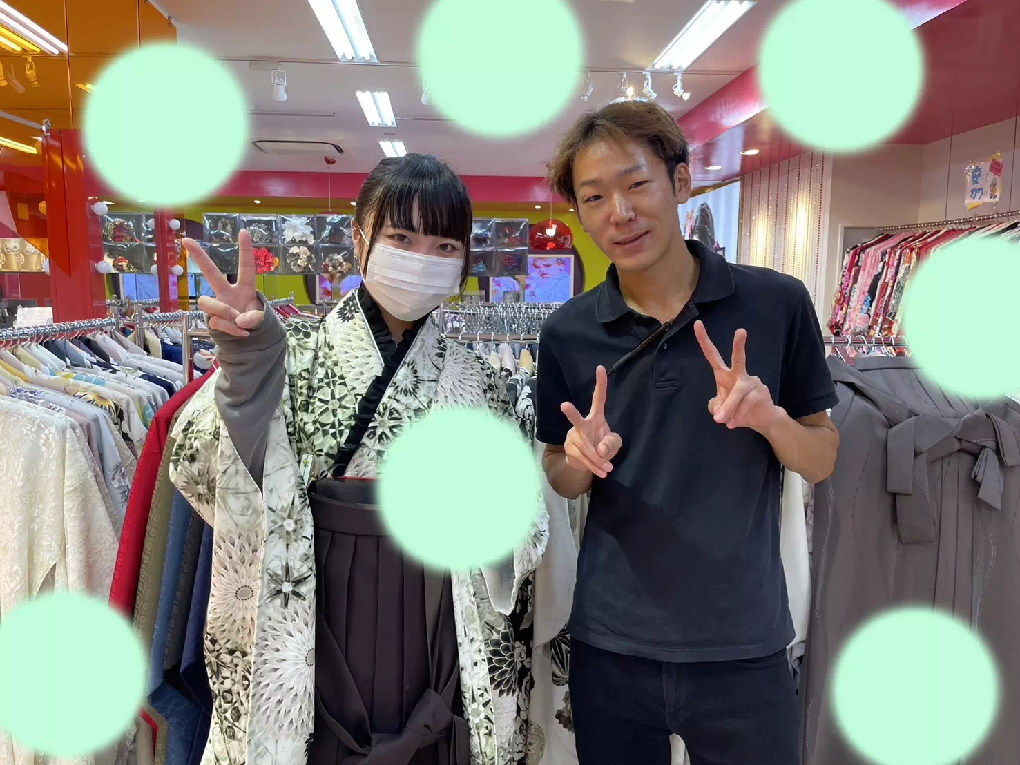 TAKAZEN神戸三宮店　袴レンタル　卒業式　王道　かわいい　被らない　
