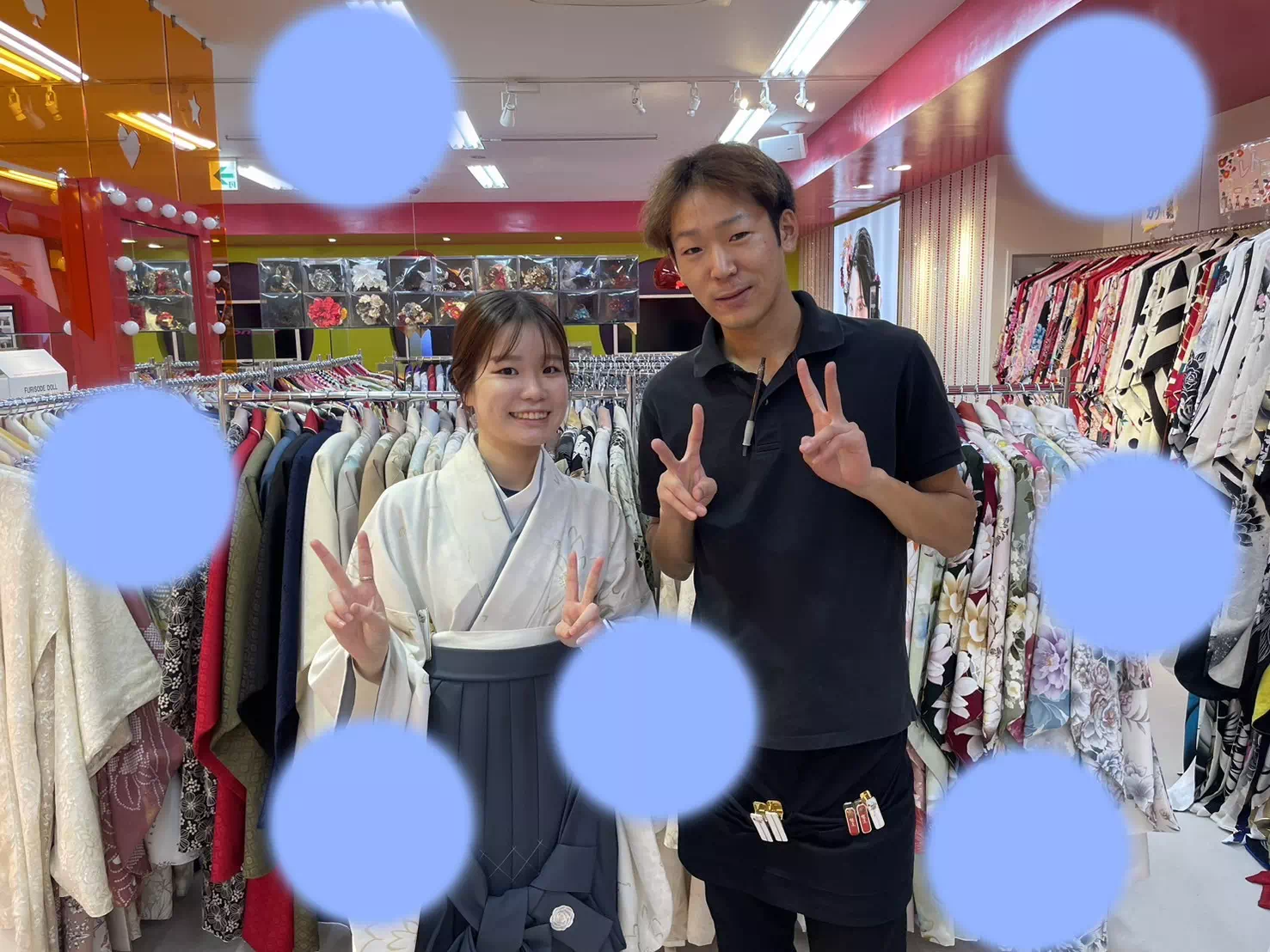 TAKAZEN神戸店　前撮り撮影会　イマドキ　カワイイ　コディネート　振袖　レンタル　袴　