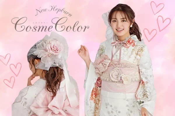 【TAKAZEN姫路店】♡28日　TAKAZEＮオリジナルヘップバーンの最新作！コスメカラーのピーチのお振袖をご紹介♡