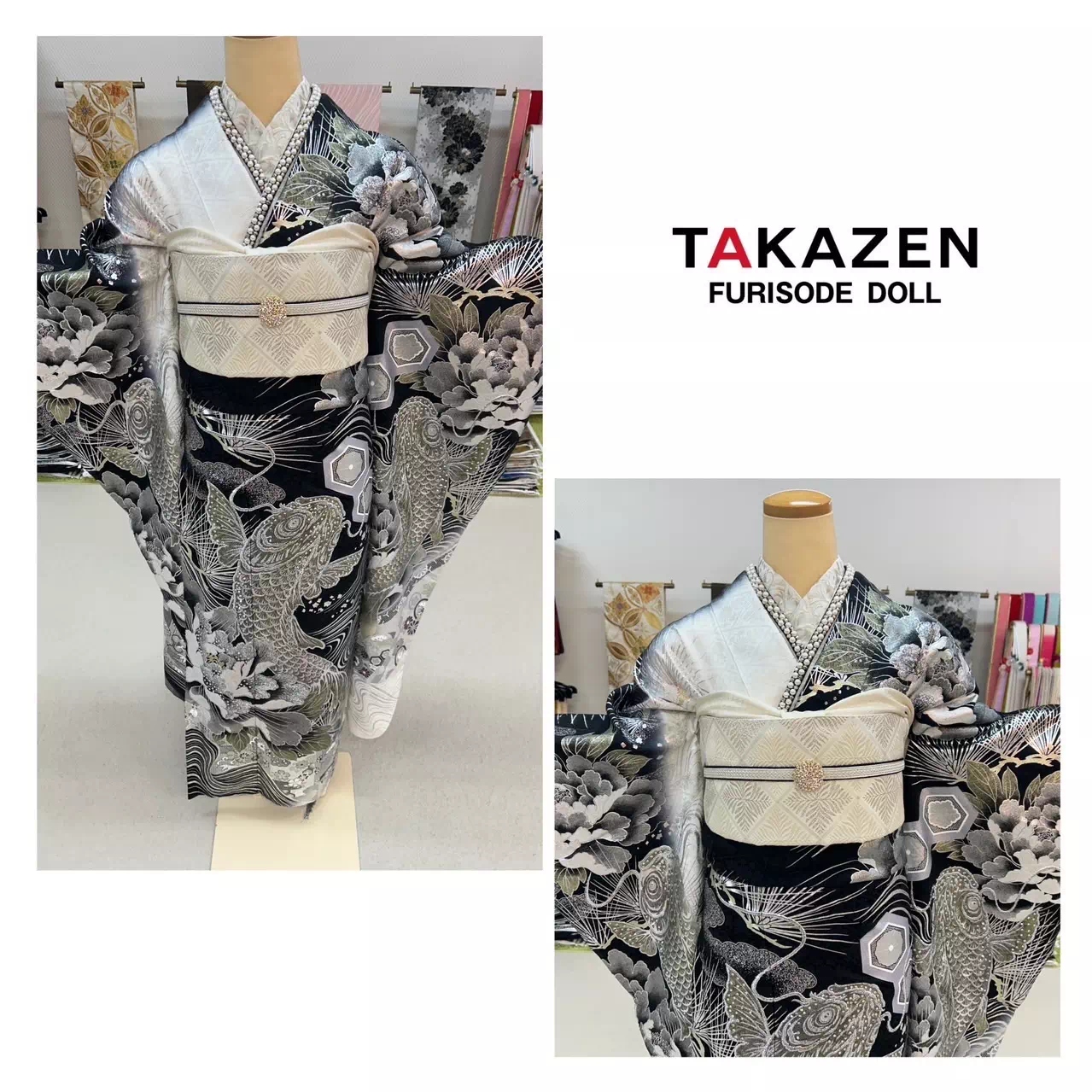 TAKAZEN神戸店　前撮り撮影会　イマドキ　カワイイ　コディネート　振袖　レンタル　袴　