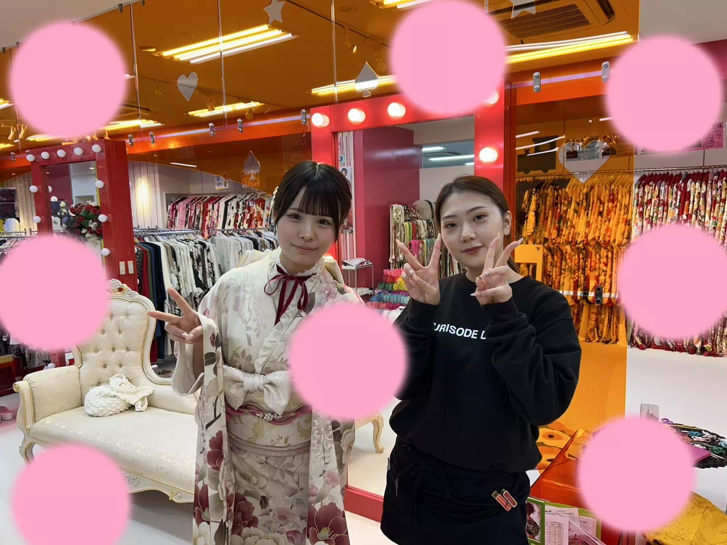 TAKAZEN神戸三宮店　振袖レンタル　　写真　前撮り　成人式　くすみ