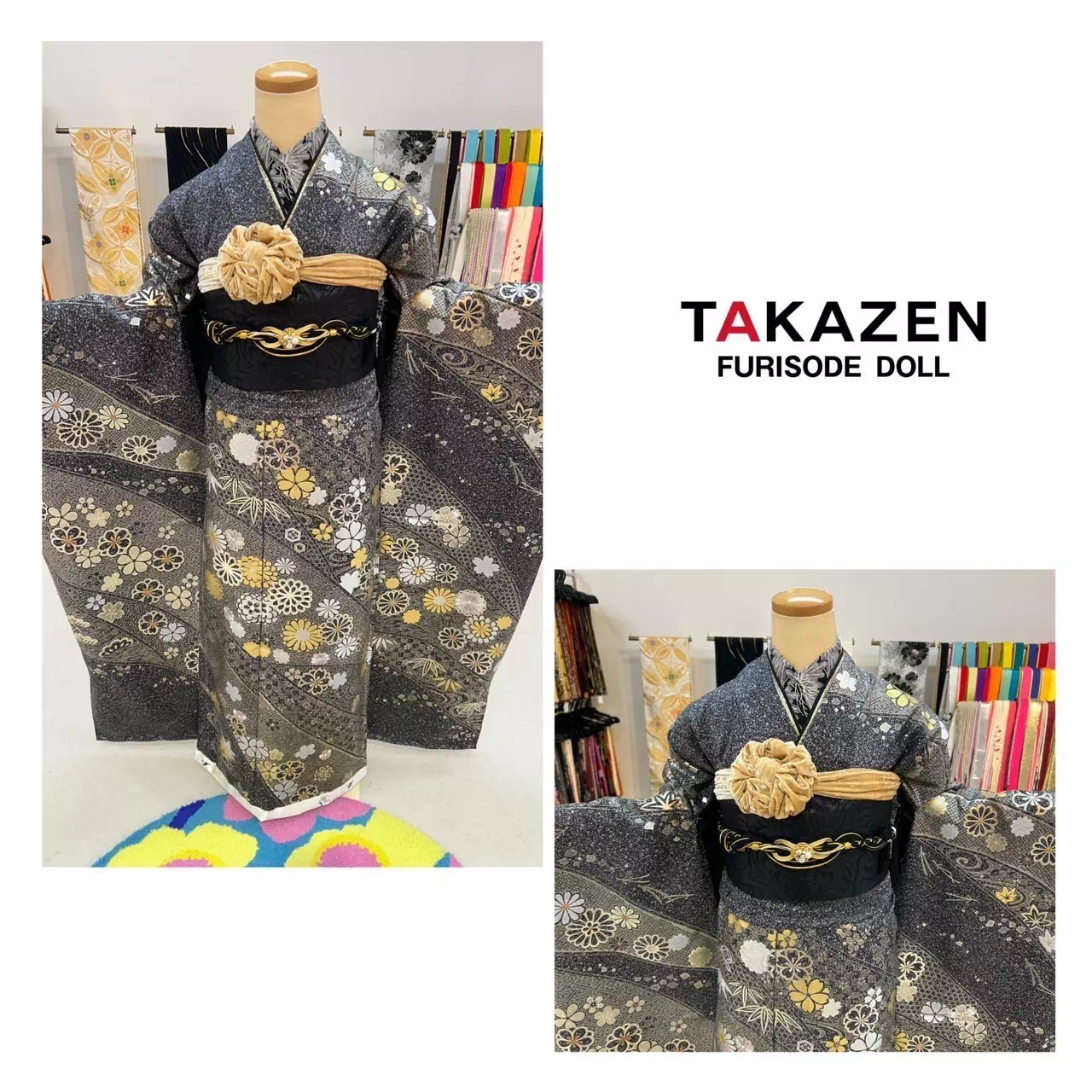 TAKAZEN神戸店　前撮り撮影会　イマドキ　カワイイ　コディネート　振袖　レンタル　袴　