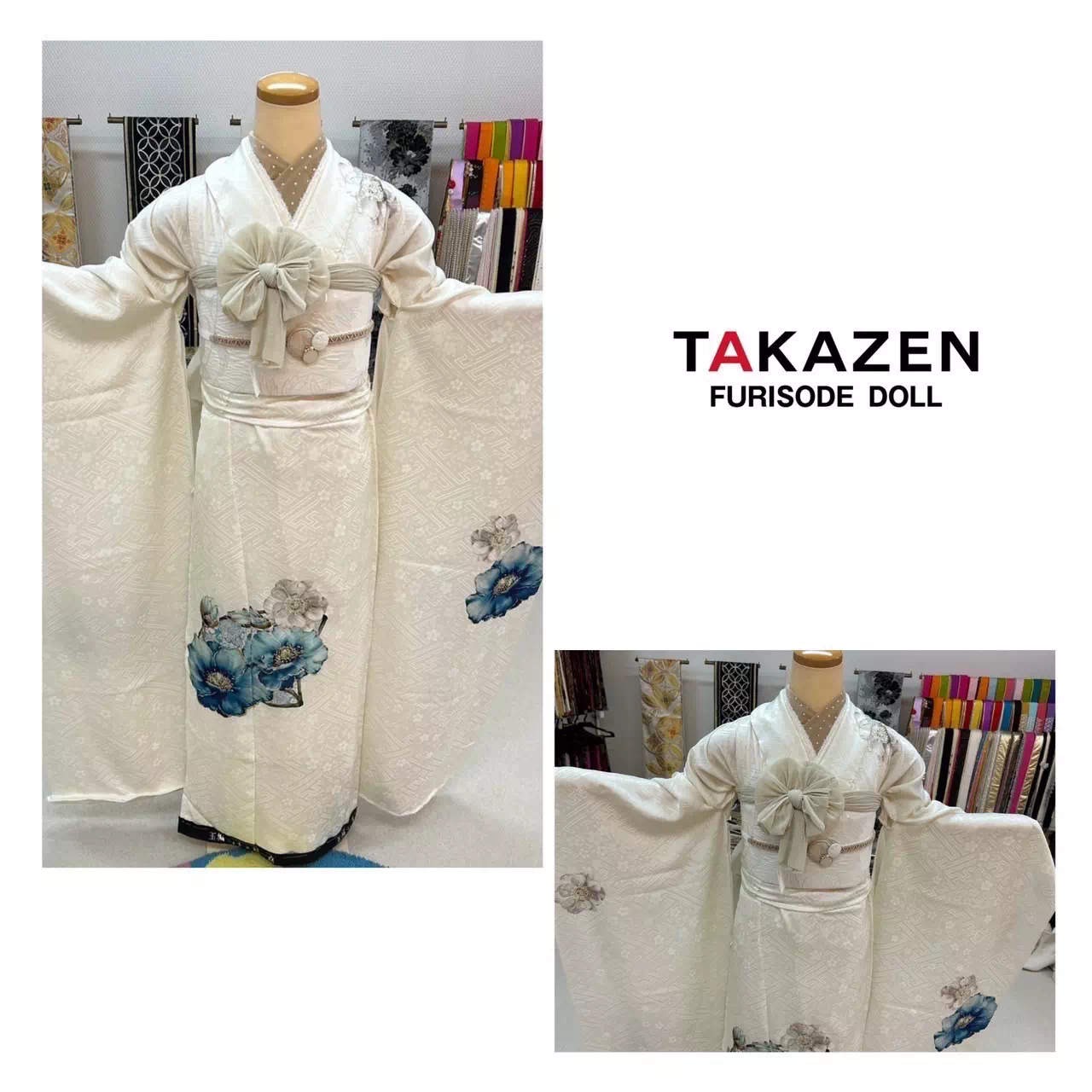 TAKAZEN神戸店　前撮り撮影会　イマドキ　カワイイ　コディネート　振袖　レンタル　袴　