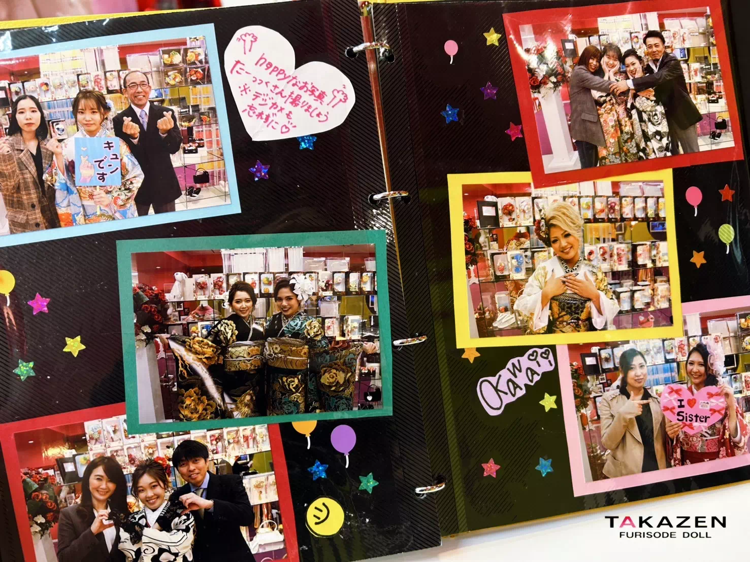 TAKAZEN神戸店　前撮り撮影会　イマドキ　カワイイ　コディネート　振袖　レンタル　袴　