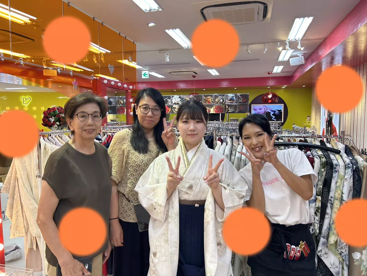 TAKAZEN神戸店　前撮り撮影会　イマドキ　カワイイ　コディネート　振袖　レンタル　袴　