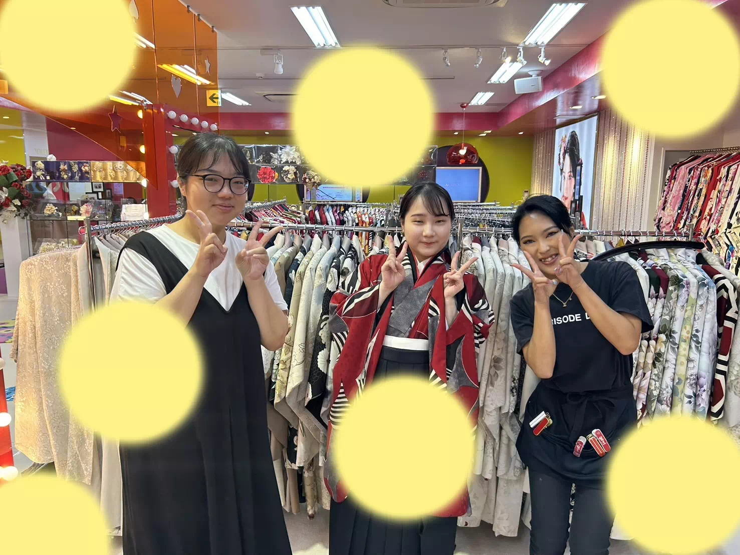 TAKAZEN神戸店　卒業式　袴　レンタル　前撮り撮影会　イマドキ　カワイイ　コディネート　オシャレ