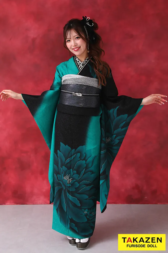 安い振袖　モード系　かっこいい