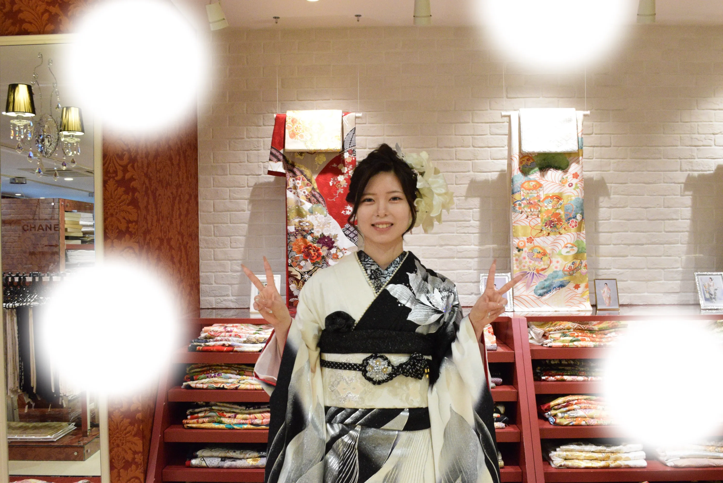 成人式　前撮り　梅田　袴　くすみカラー　かわいい　イマドキ　淡色　古典　タカゼン　撮影