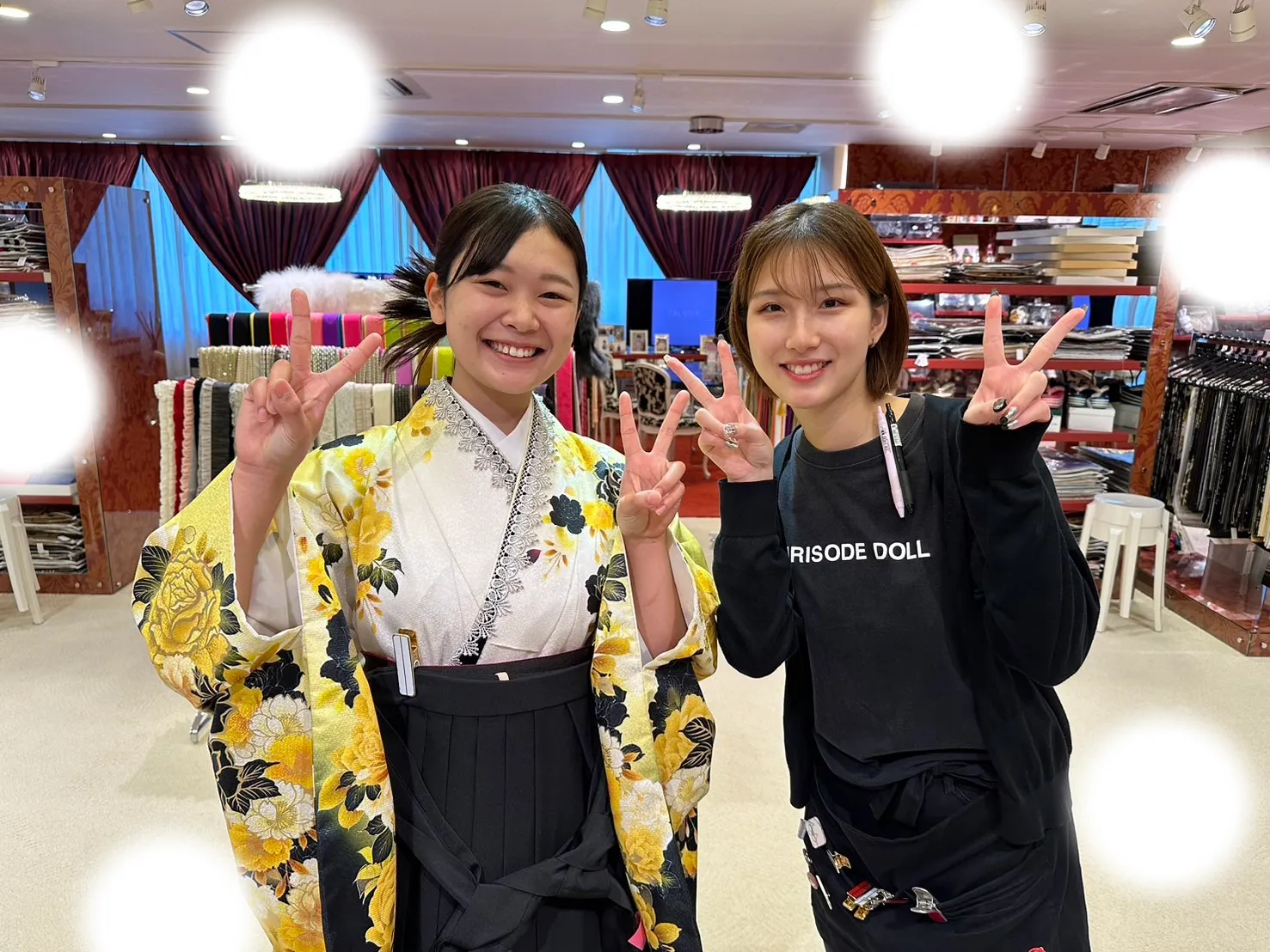 成人式　前撮り　梅田　振袖　袴