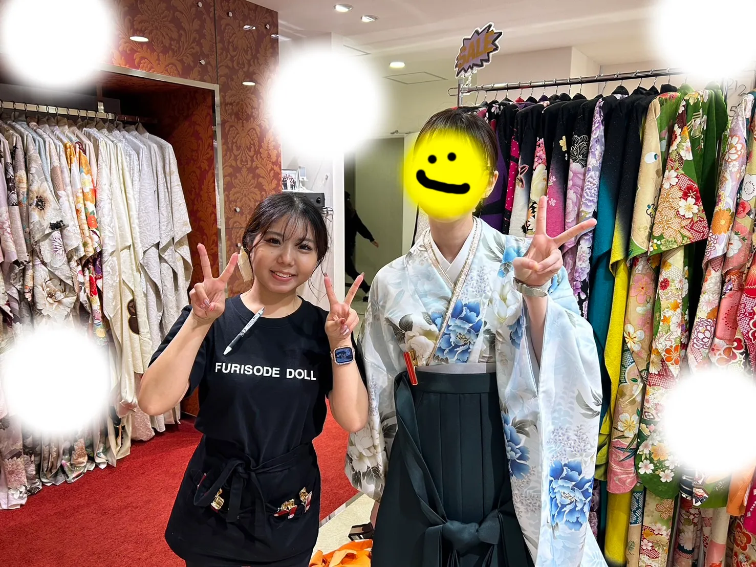袴レンタル　振袖レンタル　くすみ　キラキラ　かわいい　梅田　大阪　安い　イマドキ　古典　くすみカラー　前撮り　ヴィンテージ　渋い