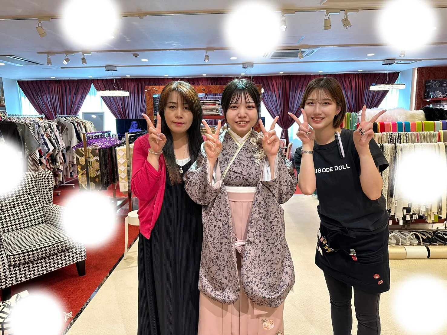 成人式　前撮り　梅田　振袖レンタル　袴レンタル　中村里紗　かわいい　イマドキ　新作　くすみカラー