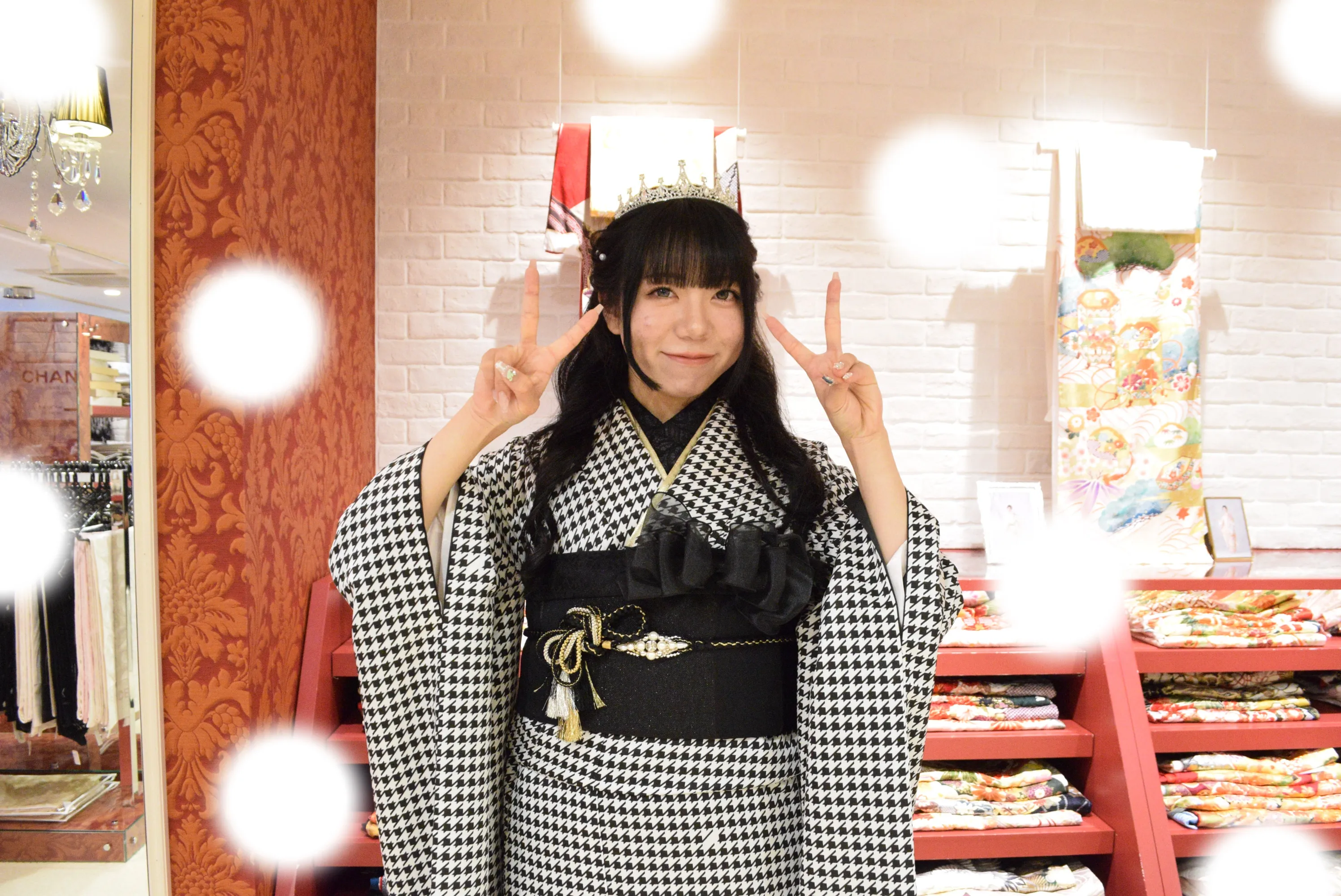 成人式　前撮り　梅田　袴　くすみカラー　かわいい　イマドキ　淡色　古典　タカゼン　撮影