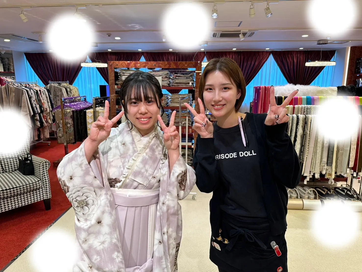 成人式　卒業式　TAKAZEN 袴レンタル　くすみカラー