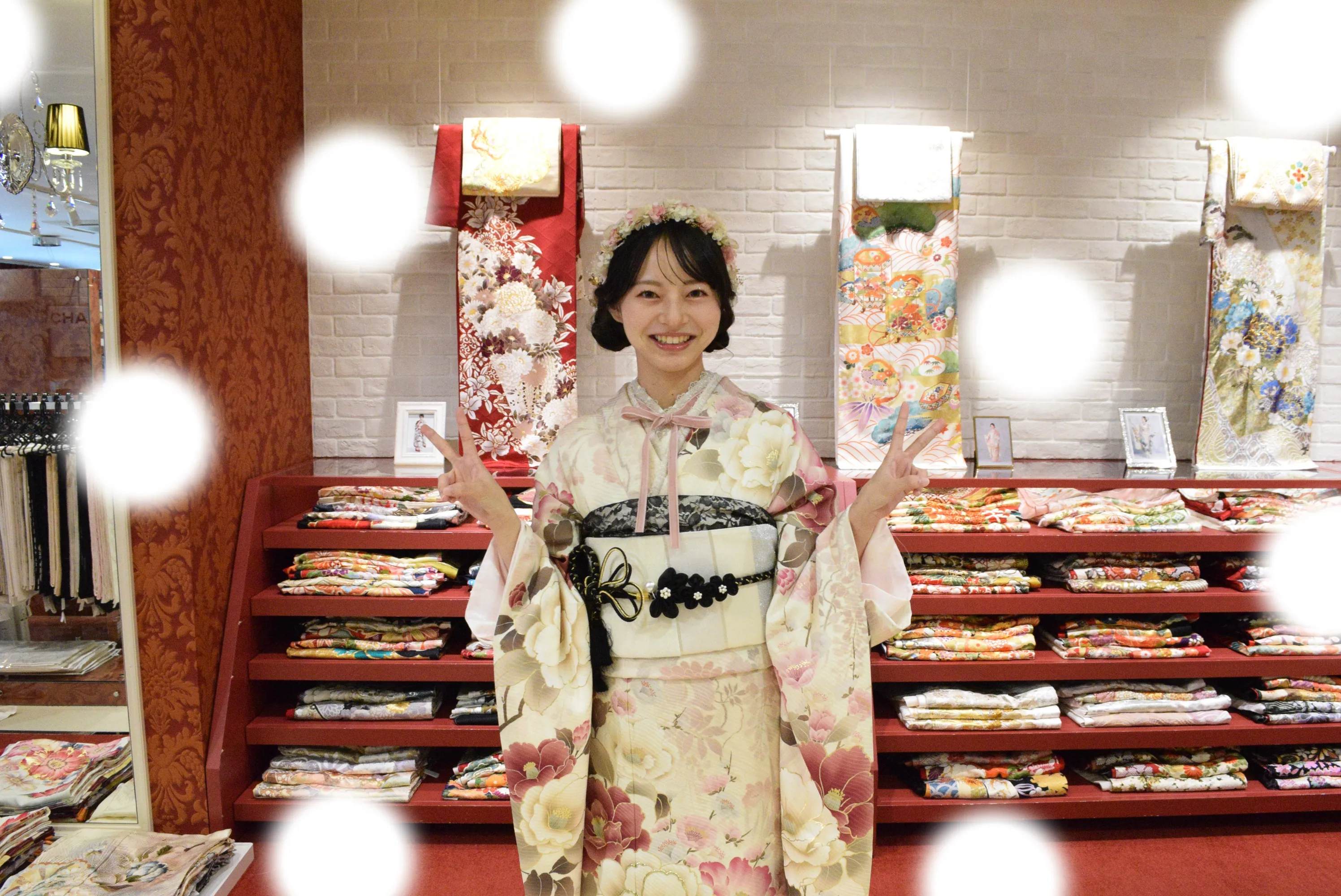 成人式　前撮り　梅田　袴　くすみカラー　かわいい　イマドキ　淡色　古典　タカゼン　撮影