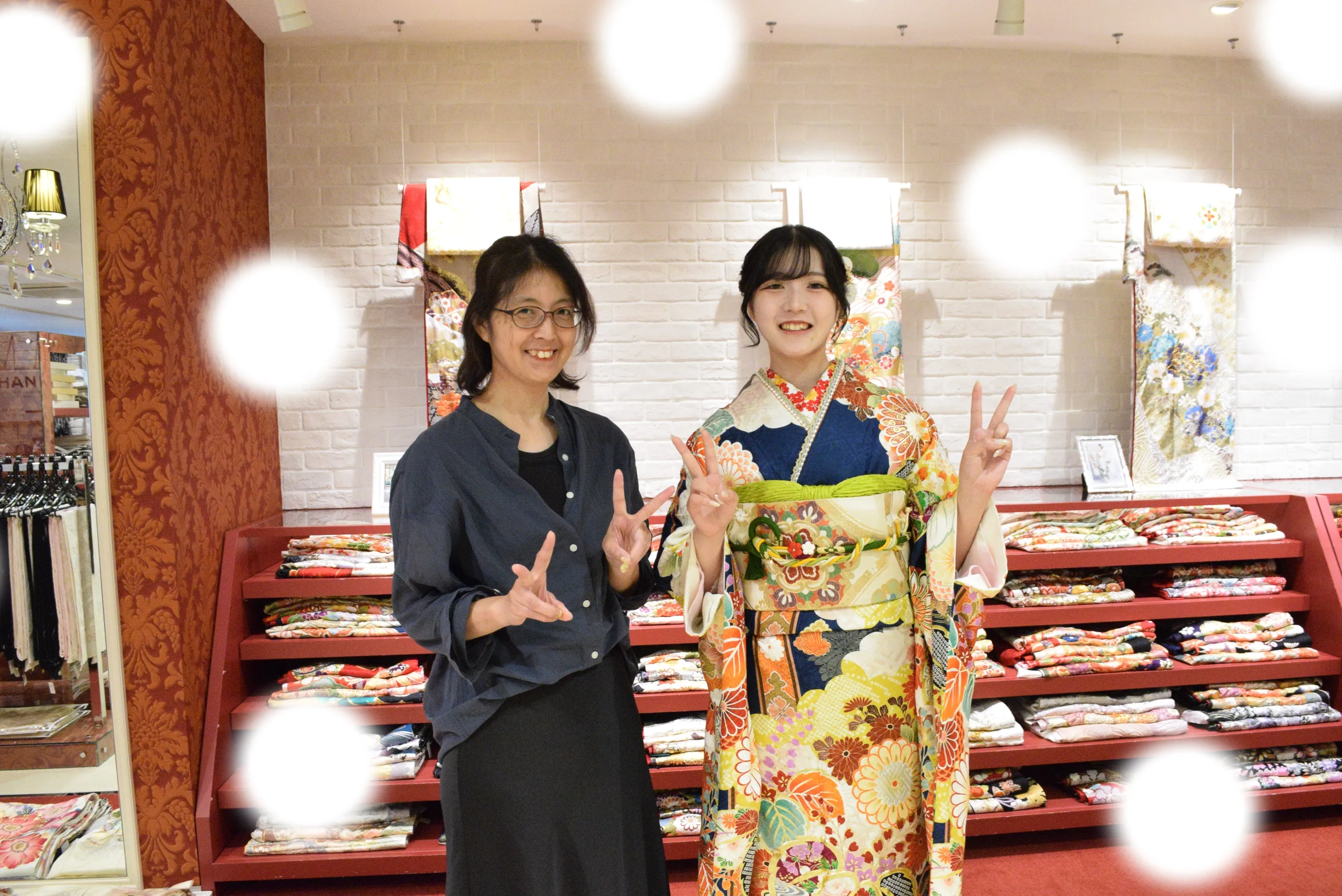 成人式　前撮り　梅田　袴　くすみカラー　かわいい　イマドキ　淡色　古典　タカゼン　撮影