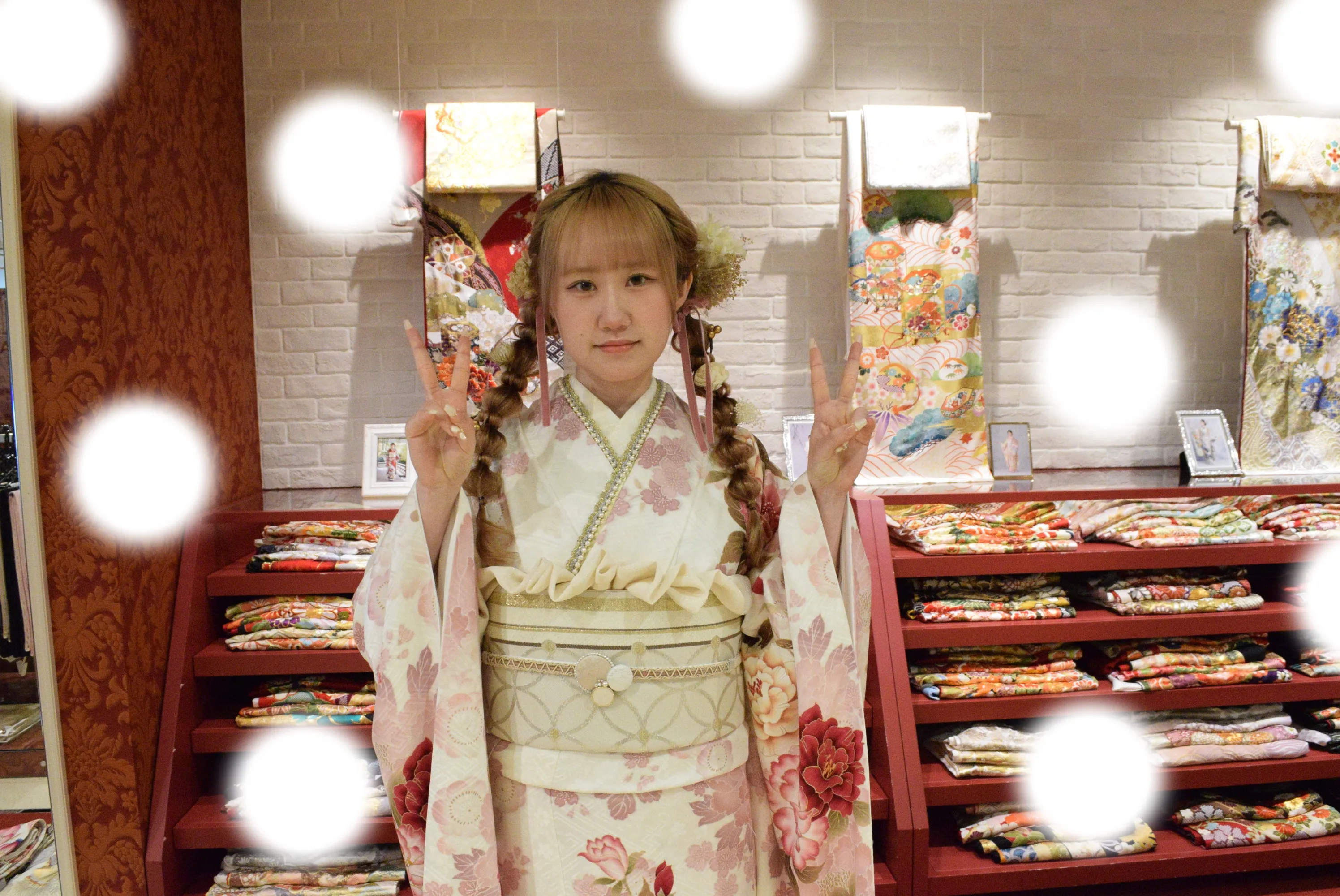 成人式　前撮り　梅田　袴　くすみカラー　かわいい　イマドキ　淡色　古典　タカゼン　撮影