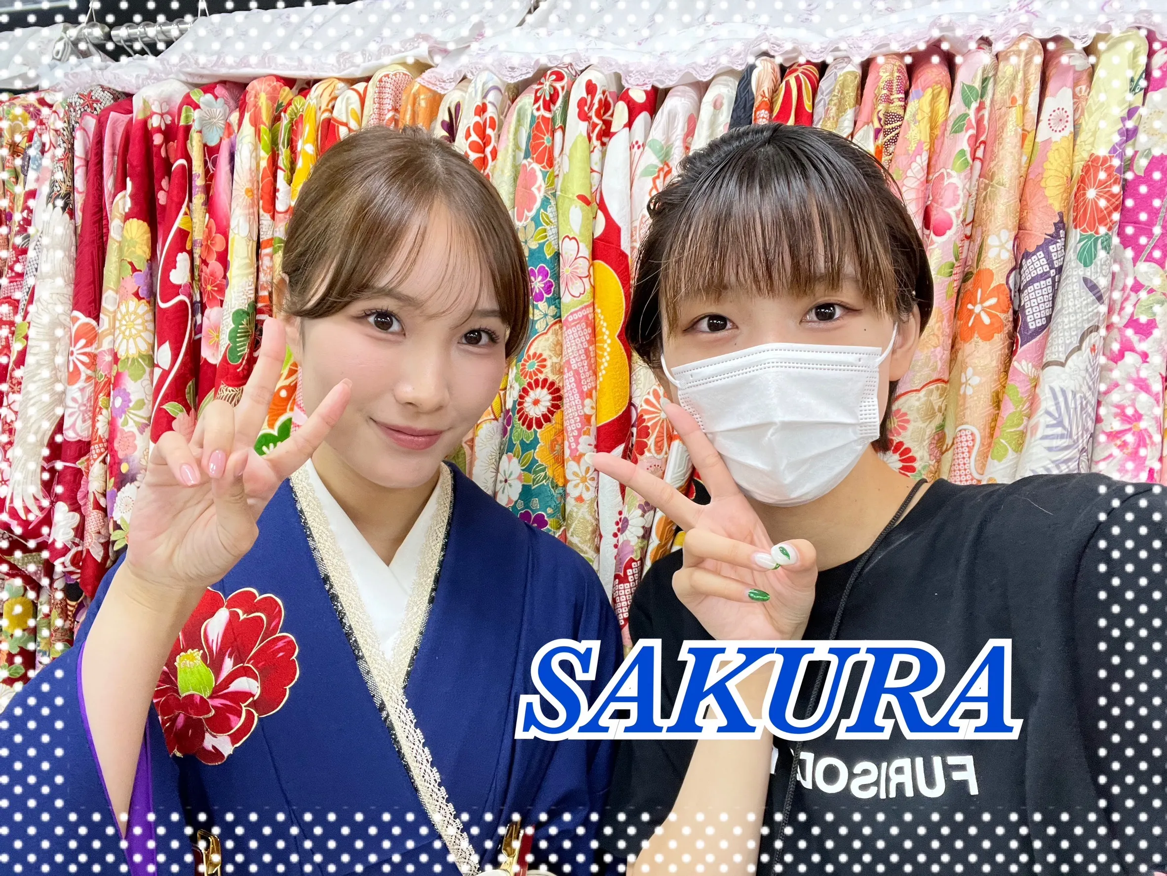袴　レンタル　奈良　紺　レトロ　かわいい　シンプル　無地　かっこいい　椿柄