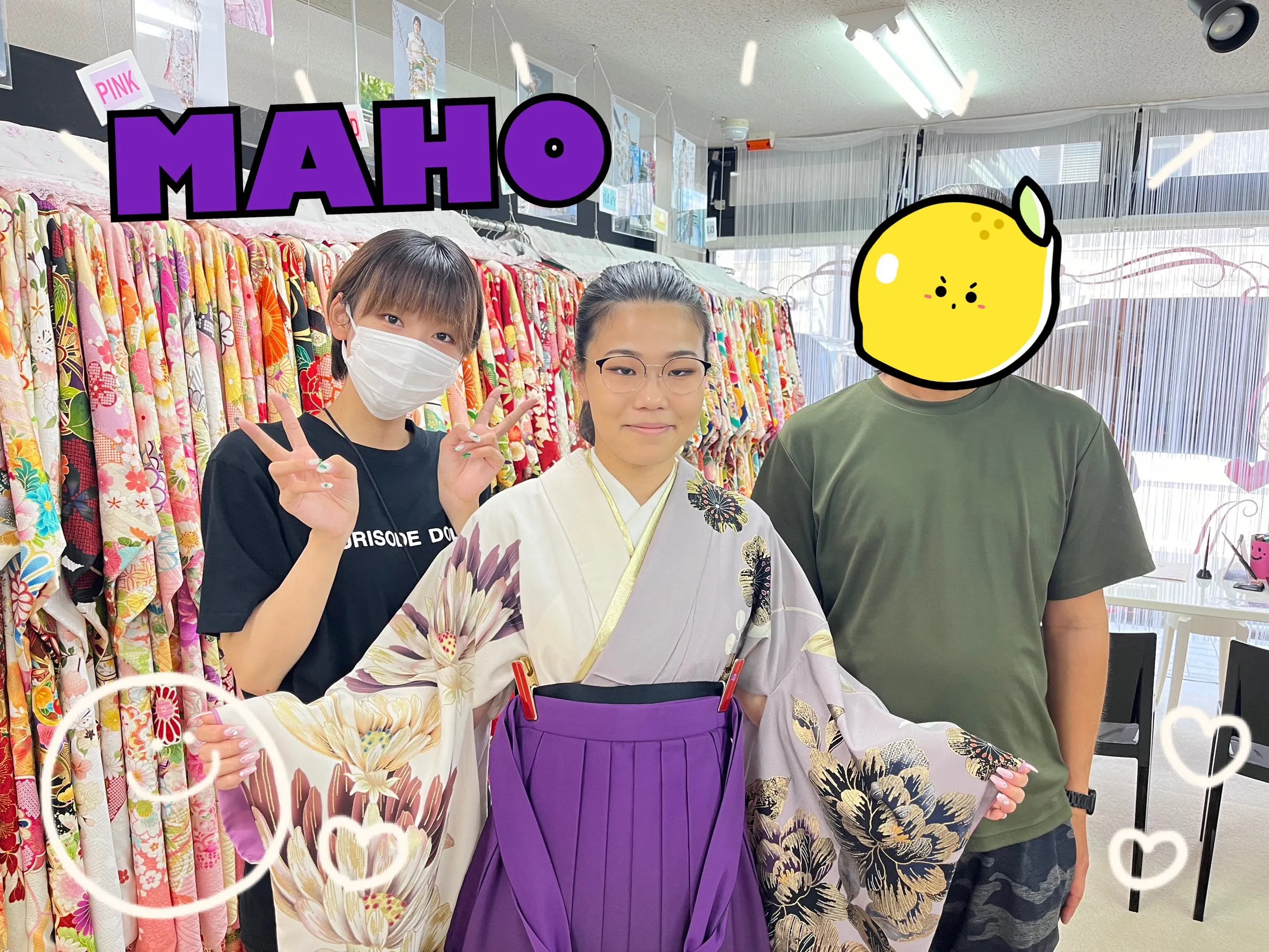 【TAKAZEN奈良店】12日♡かっこかわいい紫コーデ袴姫ちゃん＆ガーリーでイマドキなオシャレ可愛い袴姫ちゃん＆煌びやかで大人っぽ可愛いお振袖姫ちゃん♡