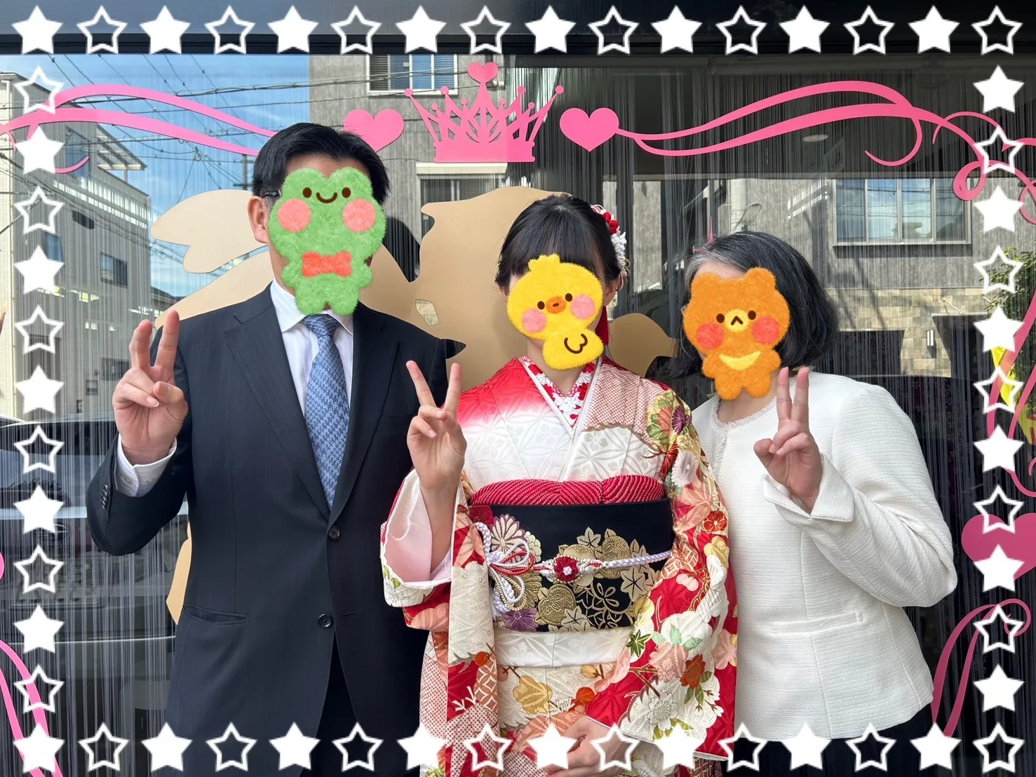 成人式　振袖　前撮り撮影会　奈良　最新作最高級古典柄振袖　吉澤織物/匠　赤/白　松柄/菊柄　清楚　伝統的　かわいい　本格的　天翔愛