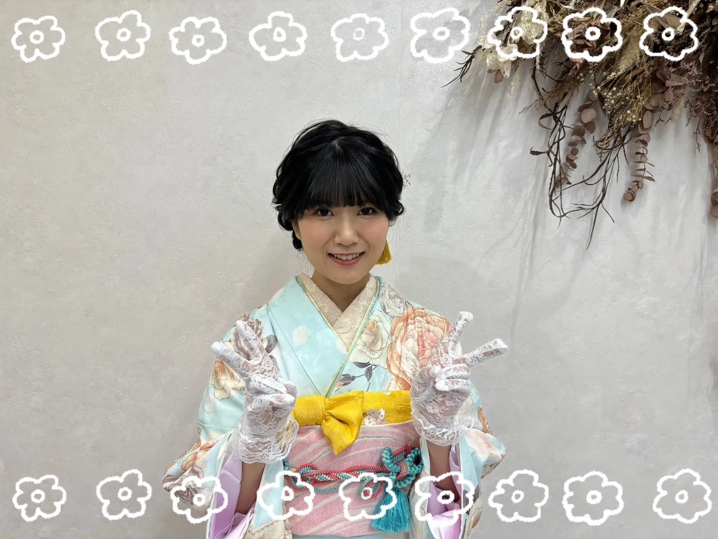 振袖　レンタル　可愛い　おしゃれ　かっこいい　イマドキ　くすみ　写真　妹割