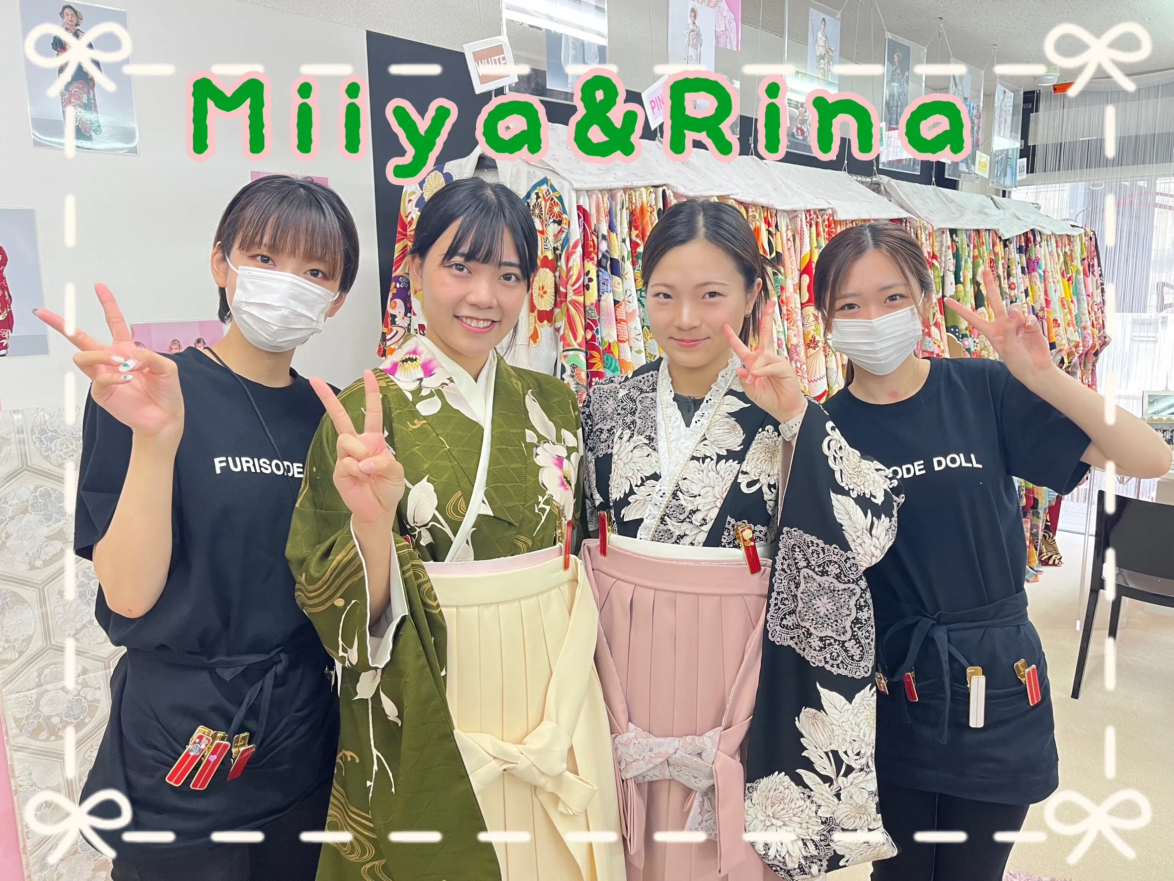 【TAKAZEN奈良店】4日♡色味がとっても綺麗で可愛い袴姫ちゃん＆大人っぽくて可愛いキレイな袴姫ちゃん♡