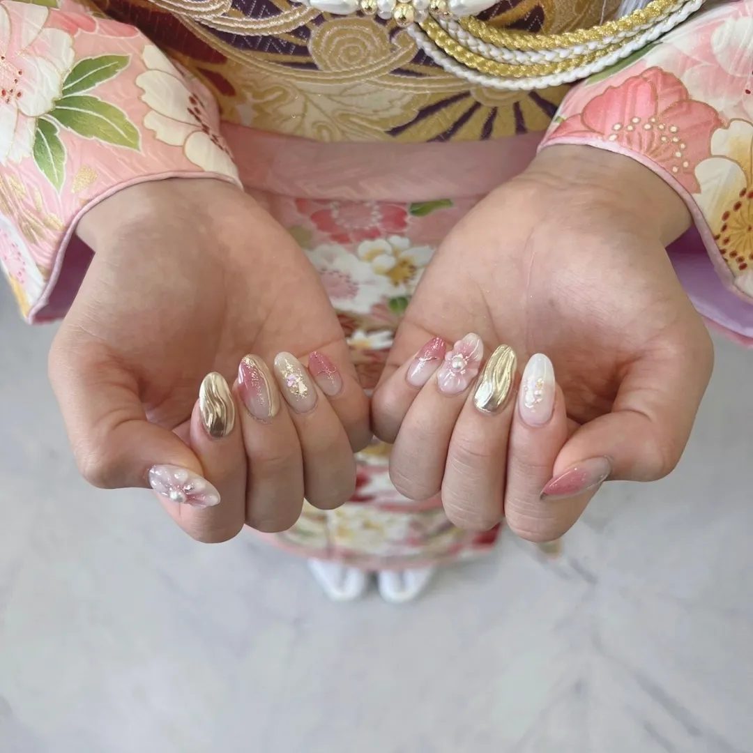 振袖　レンタル　可愛い　おしゃれ　かっこいい　イマドキ　くすみ　写真　妹割