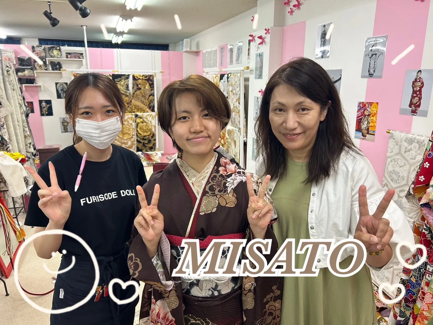 振袖　奈良　レンタル　振袖安い　かわいい　綺麗　茶色　ブラウン　イマドキ　かっこいい　被らない