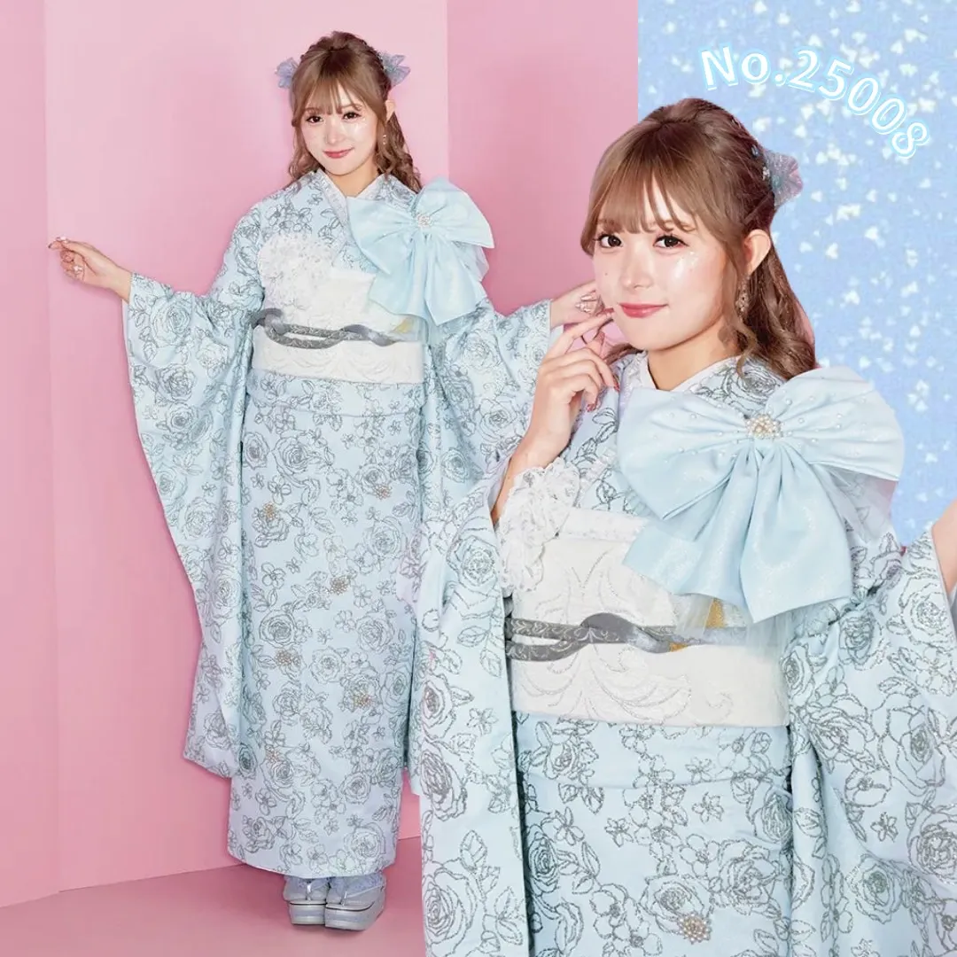 振袖　レンタル　可愛い　おしゃれ　かっこいい　イマドキ　くすみ　写真　妹割