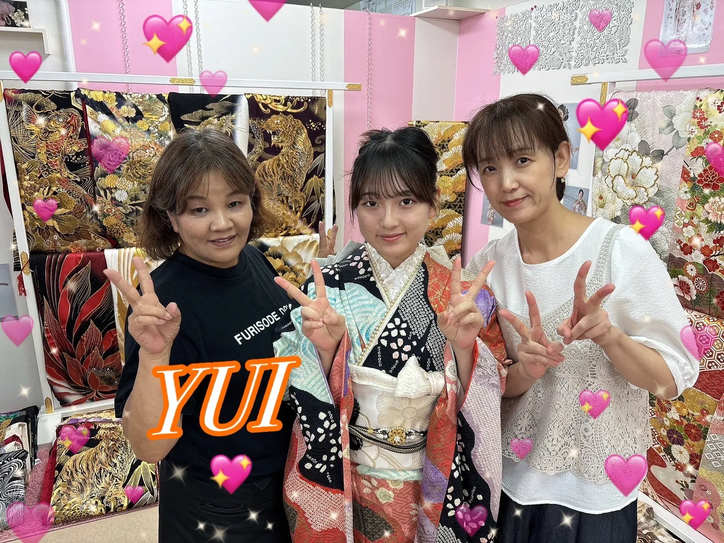 振袖　レンタル　奈良　振袖安い　ママ振り　かわいい　綺麗　作家物　絞り柄