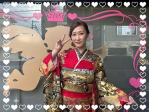 成人式　振袖　前撮り撮影会　奈良　赤　金　モード　オリジナル　かっこいい　派手