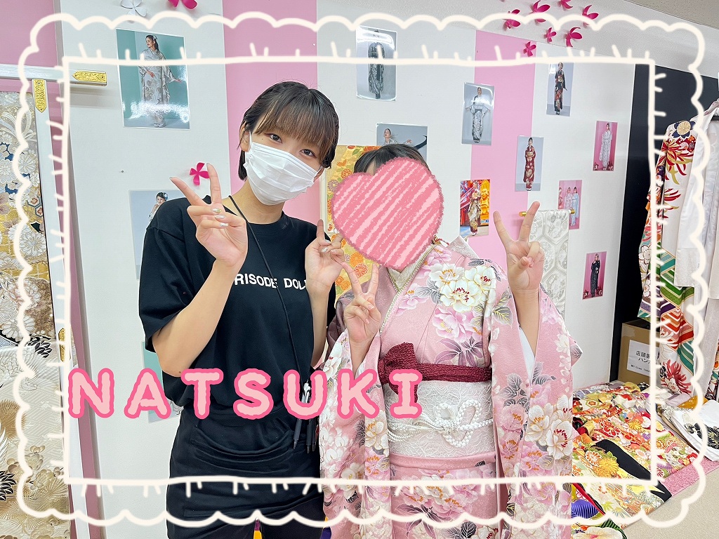 振袖　レンタル　奈良　振袖安い　くすみカラーガーリー　淡色/ピンク　牡丹柄　トレンド　かわいい振袖　香音(かのん)ちゃん　フレンチガーリー