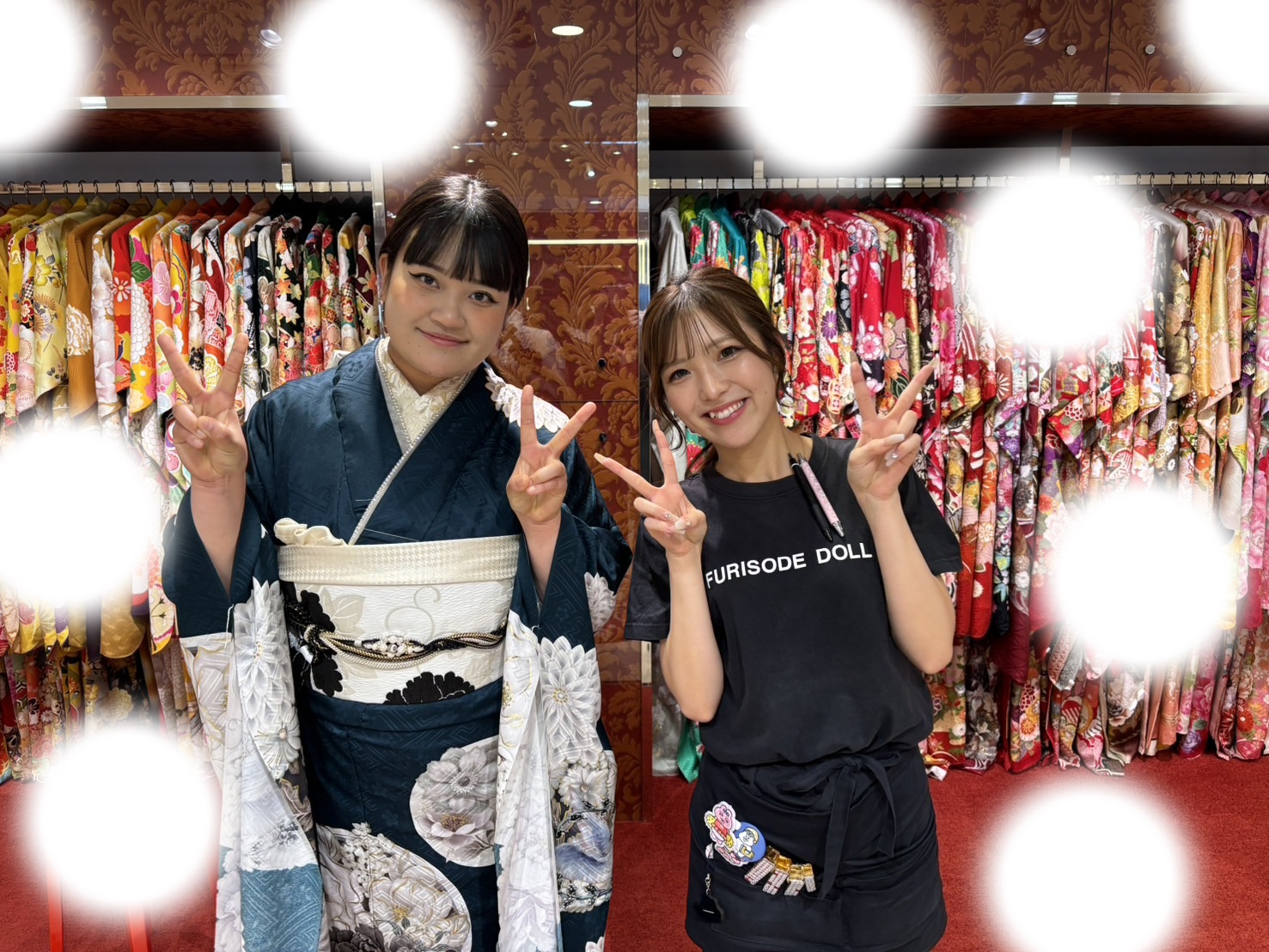【TAKAZEN梅田本店】♡4日とっても可愛い紺色のお振袖姫ちゃん♡