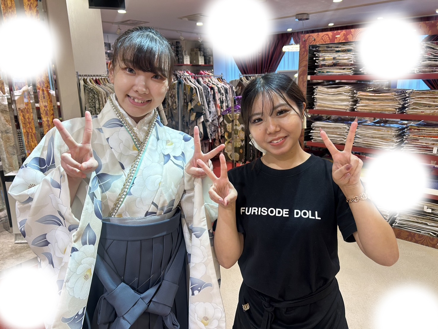 袴レンタル　振袖レンタル　くすみ　キラキラ　かわいい　梅田　大阪　安い　イマドキ　古典　くすみカラー　前撮り　ヴィンテージ　渋い