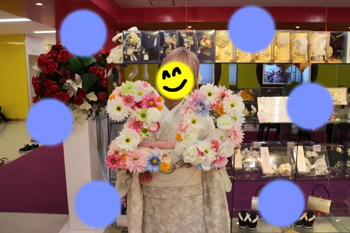 TAKAZEN神戸店　前撮り撮影会　イマドキ　カワイイ　コディネート　振袖　レンタル　袴　