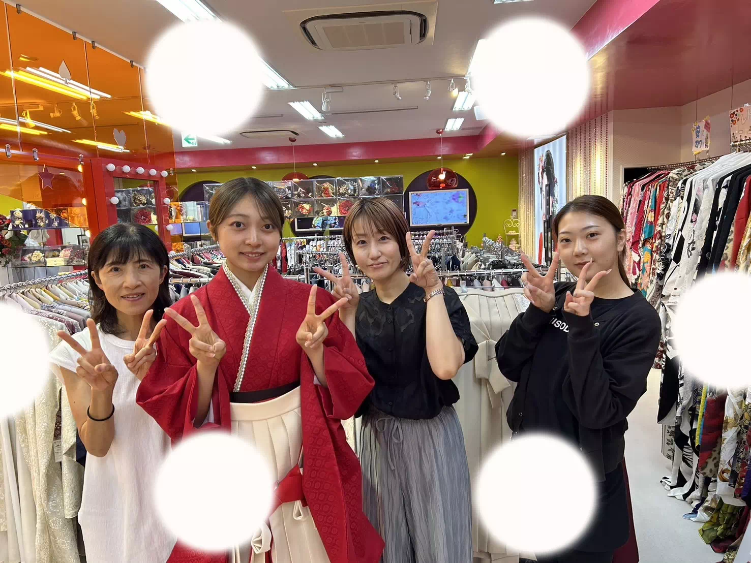 TAKAZEN神戸店　前撮り撮影会　イマドキ　カワイイ　コディネート　振袖　レンタル　袴　