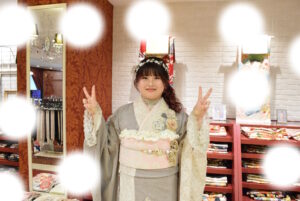 成人式　前撮り　梅田