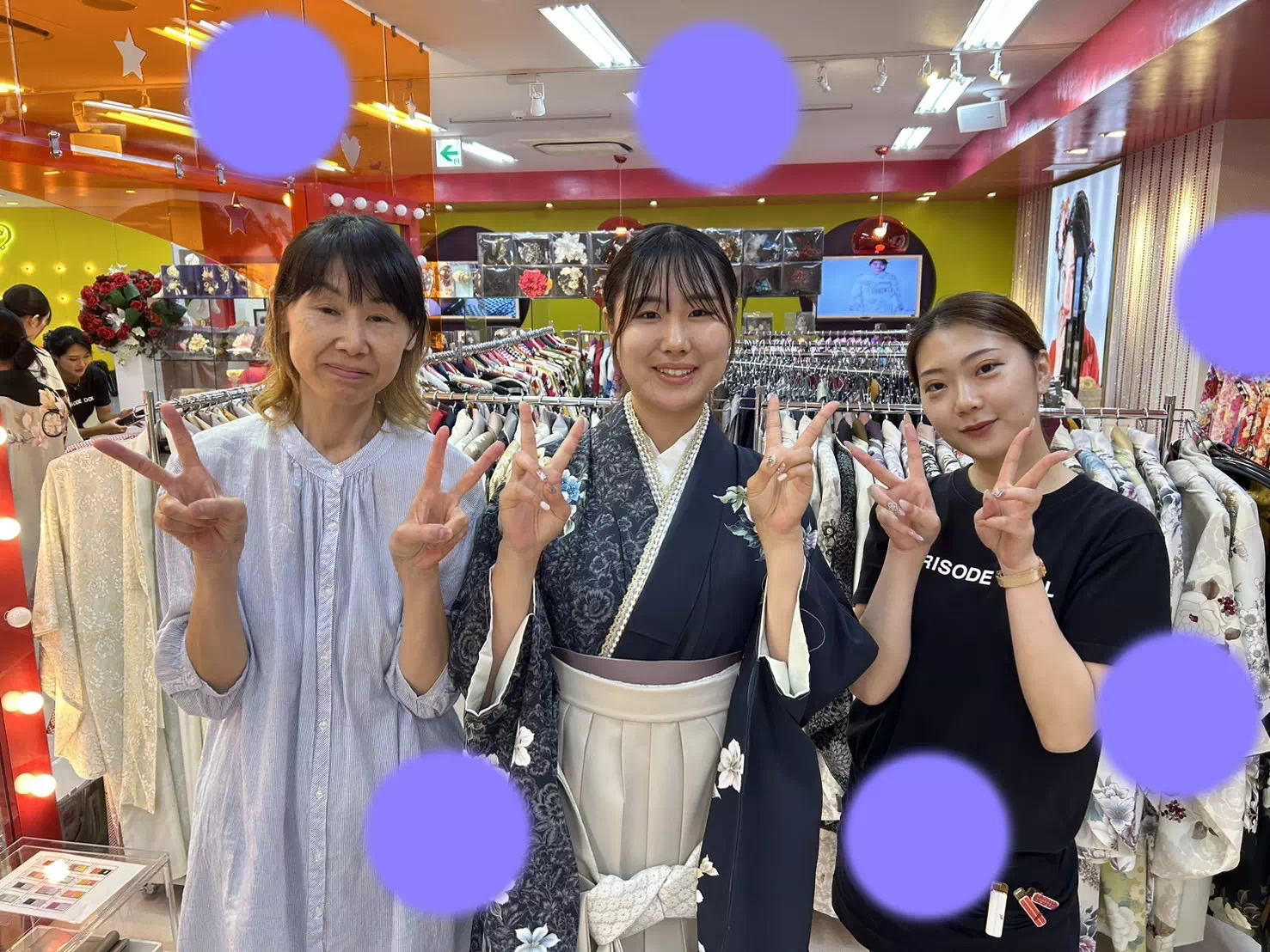 TAKAZEN神戸店　前撮り撮影会　イマドキ　カワイイ　コディネート　振袖　レンタル　袴　