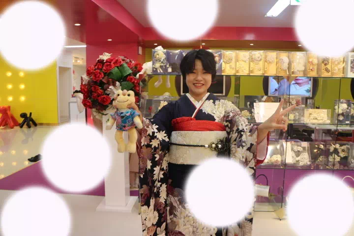 TAKAZEN神戸店　王道　古典　前撮り撮影会　イマドキ　カワイイ　コディネート　振袖　レンタル　　