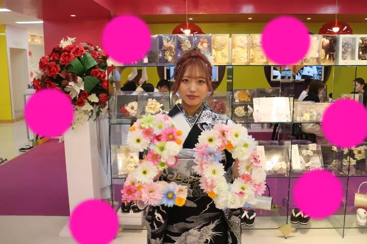 TAKAZEN神戸店　前撮り撮影会　イマドキ　カワイイ　コディネート　振袖　レンタル　袴　