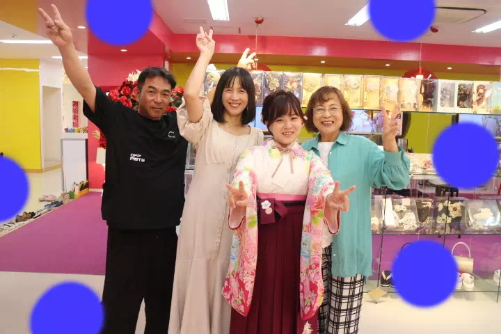 TAKAZEN神戸店　前撮り撮影会　イマドキ　カワイイ　コディネート　振袖　レンタル　袴　