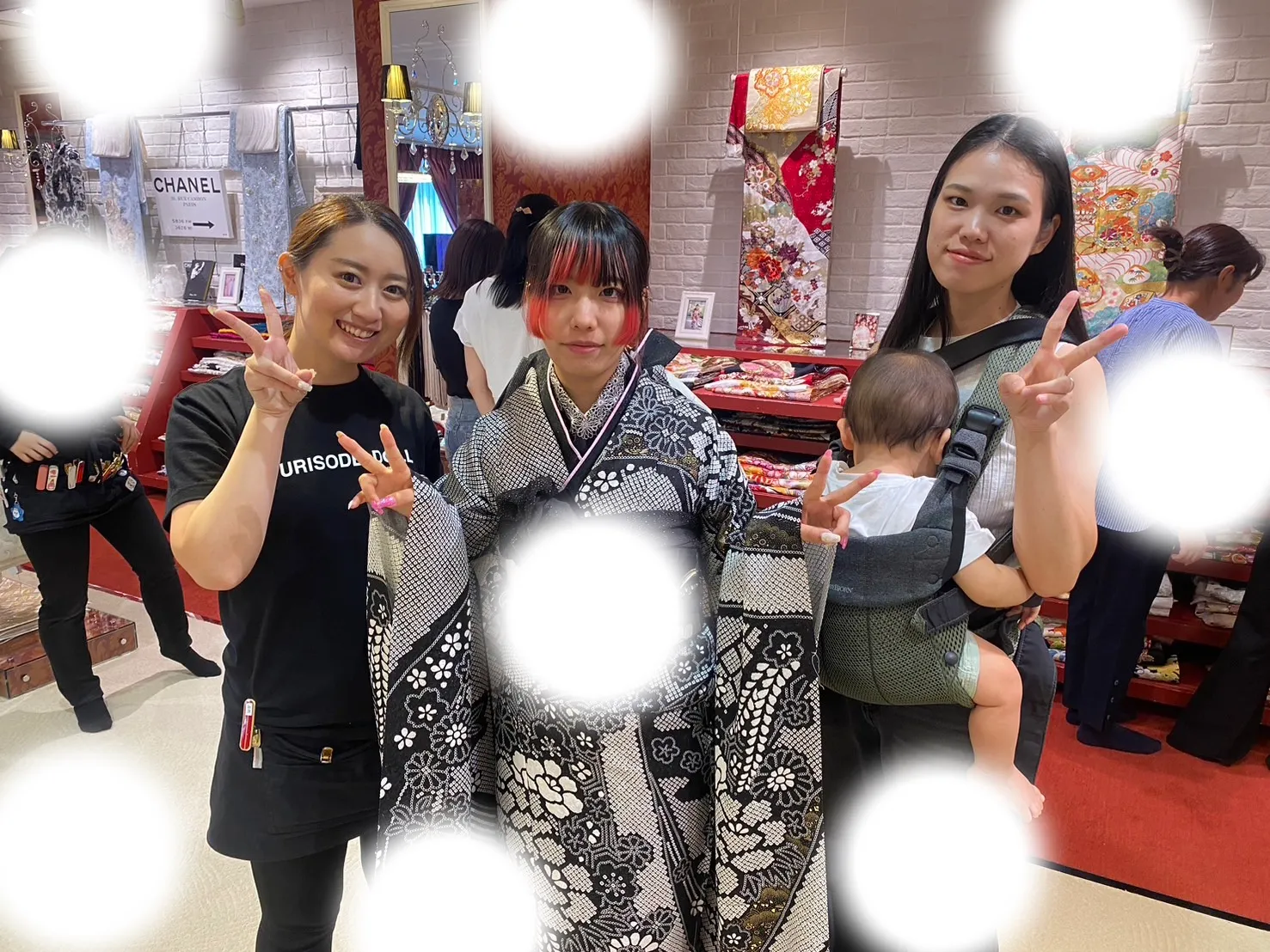成人式　前撮り　梅田　　ヴィンテージ　モノトーン袴　くすみカラー　かわいい　イマドキ　淡色　古典　タカゼン　撮影