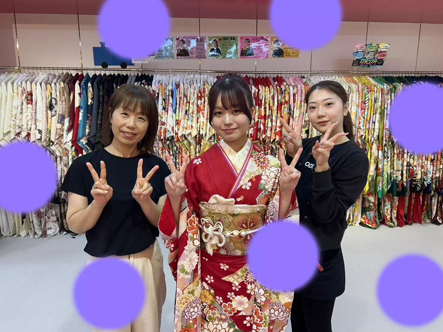TAKAZEN神戸店　前撮り撮影会　イマドキ　カワイイ　コディネート　振袖　レンタル　袴　