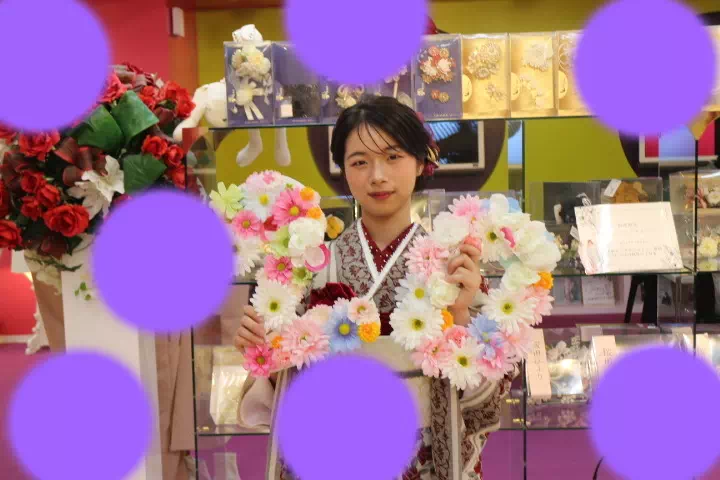 TAKAZEN神戸店　　卒業式　　前撮り撮影会　イマドキ　カワイイ　コディネート　振袖　　レンタル