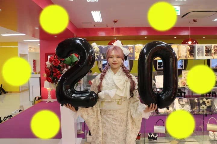 TAKAZEN神戸店　前撮り撮影会　イマドキ　カワイイ　コディネート　振袖　レンタル　袴　
